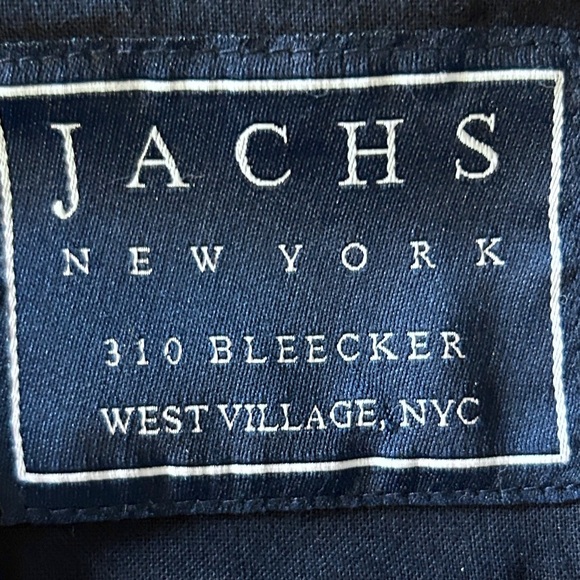 JACHS NY Navy Blazer Sports Coat Suit Jacket Cotton Blend Pockets Dbl Vent XXL - Picture 9 of 12